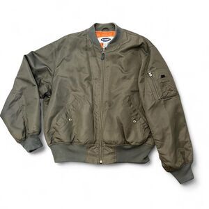 Y2K Old Navy Streetwear Military Style Bomber Jacket